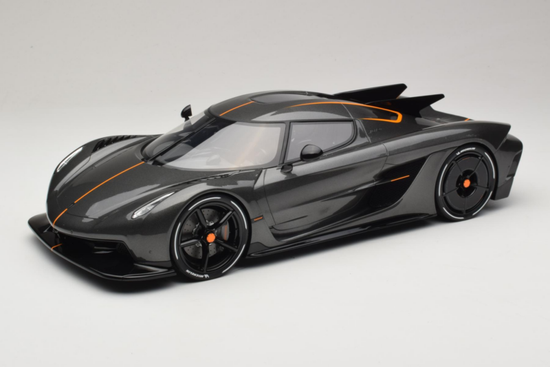 Koenigsegg Jesko Absolut 0-400-0 km/h Record Graphite Grey GT Spirit 1:12 GT575 Resin