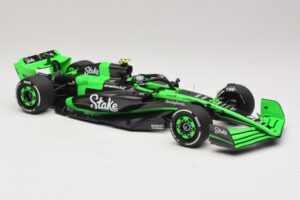 Stake Kick Sauber C44 G. Zhou Emilia Romagna GP 2024 Minichamps 1:18 117240124 Resin - image 4 of 7