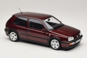 Volkswagen Golf VR6 Mk3 Indian Red Limited Edition Norev 1:18 188505 Diecast - image 6 of 8