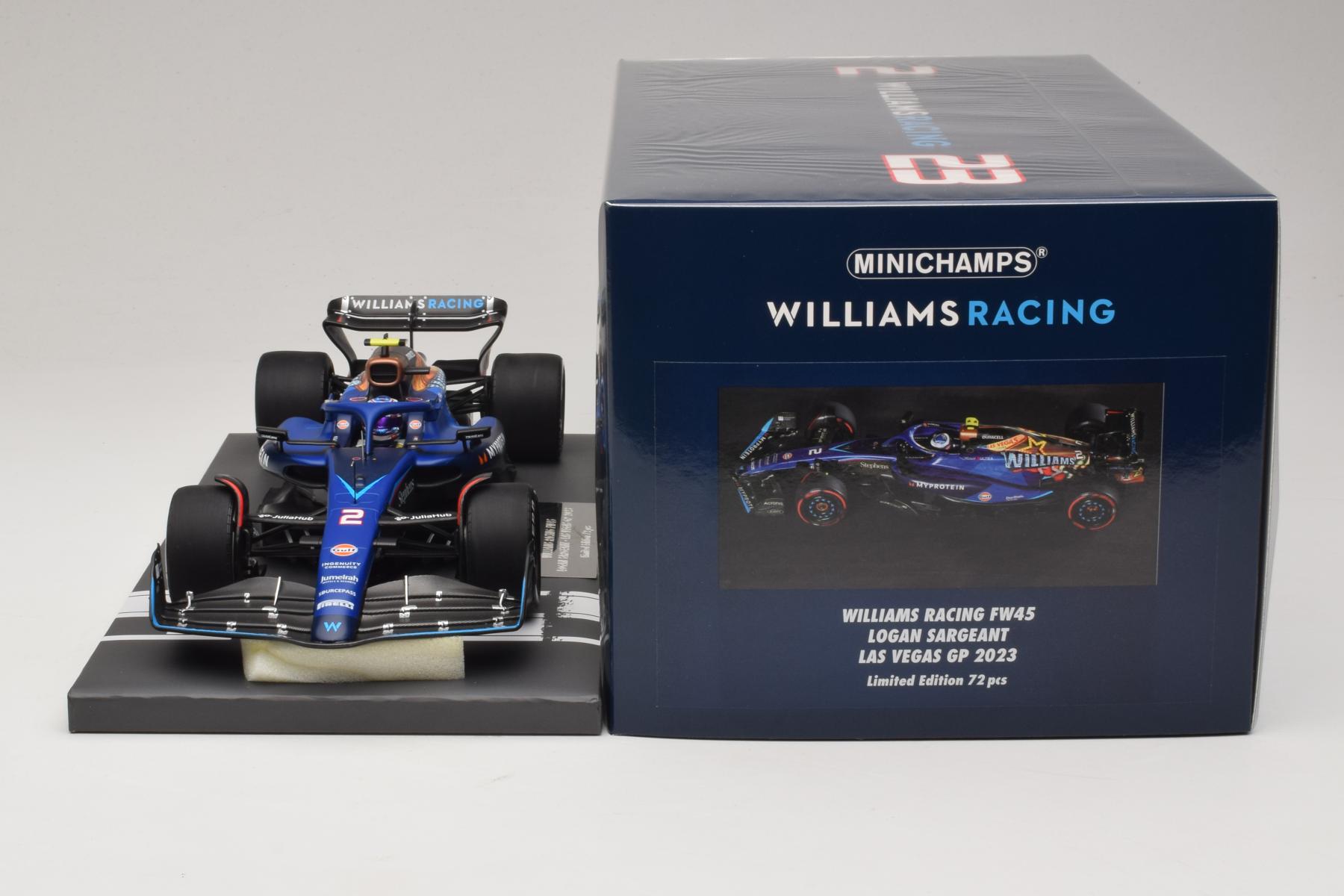 Minichamps Williams FW45 1:18 Sargeant Las Vegas 2023