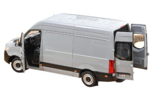 Mercedes Sprinter Grey Norev 1:18 183042 Diecast - image 3 of 6