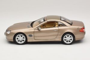 Mercedes SL500 R230 Travertine Beige Norev 1:18 183843 Diecast - image 4 of 9