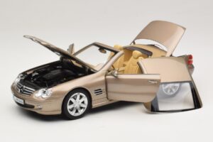 Mercedes SL500 R230 Travertine Beige Norev 1:18 183843 Diecast - image 2 of 9