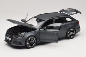 Audi RS6 C7 Avant Daytona Grey Minichamps 1:18 5011216225 Diecast - image 3 of 8