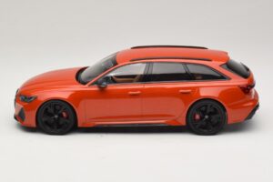 Audi RS6 C8 Avant Orange Metallic Minichamps 1:18 155018012 Diecast - image 3 of 6