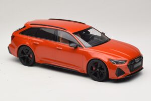 Audi RS6 C8 Avant Orange Metallic Minichamps 1:18 155018012 Diecast - image 4 of 6