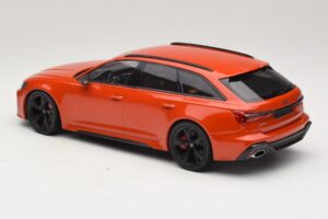 Audi RS6 C8 Avant Orange Metallic Minichamps 1:18 155018012 Diecast - image 5 of 6