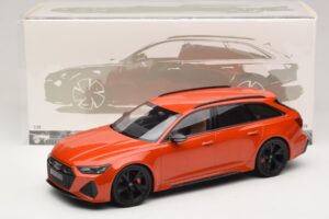 Audi RS6 C8 Avant Orange Metallic Minichamps 1:18 155018012 Diecast - image 6 of 6