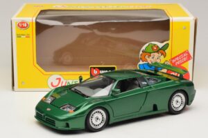 Bugatti EB110 Green Metallic Bburago 1:18 3003 Diecast - image 8 of 8
