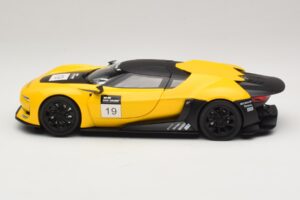 Citroen GT Yellow & Black Norev 1:18 181609 Diecast - image 4 of 8