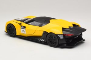 Citroen GT Yellow & Black Norev 1:18 181609 Diecast - image 7 of 8