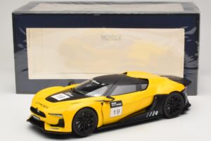 Citroen GT Yellow & Black Norev 1:18 181609 Diecast - image 8 of 8