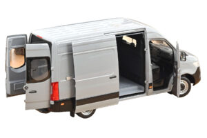 Mercedes Sprinter Grey Norev 1:18 183042 Diecast - image 2 of 6