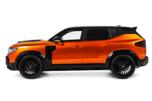 Dacia Duster Mk3 Redust Sport 4x2 Hybrid Metallic Orange Otto 1:18 OT1316 Resin - image 3 of 4