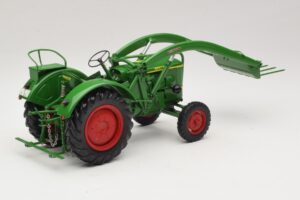 Deutz F2L 514 Tractor Front Loader Green Minichamps 1:18 109144071 Diecast - image 2 of 6