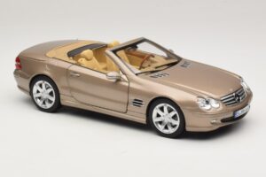 Mercedes SL500 R230 Travertine Beige Norev 1:18 183843 Diecast - image 7 of 9