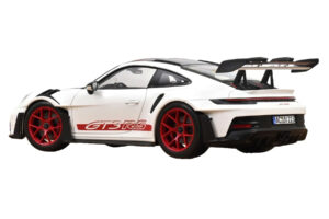 Porsche 911 992 GT3 RS Weissach Package White Pyro Red Norev 1:18 187373 Diecast - image 3 of 3