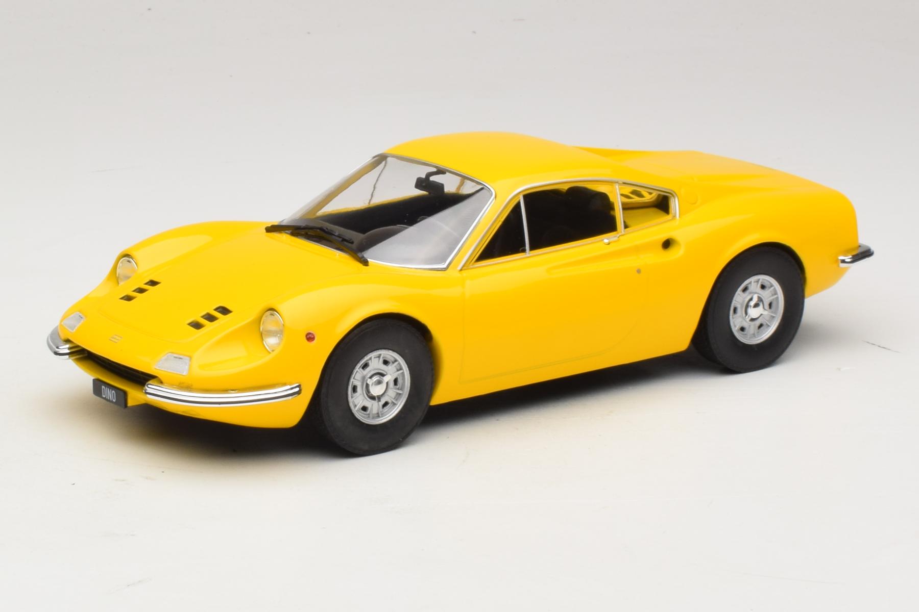 MCG Ferrari Dino 246 GT 1:18 Diecast Model Yellow 1969