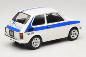 Fiat 126 Castrol Livery White Blue MCG 1:18 MCG18666 Diecast - image 2 of 6