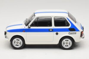 Fiat 126 Castrol Livery White Blue MCG 1:18 MCG18666 Diecast - image 3 of 6