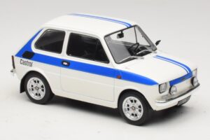 Fiat 126 Castrol Livery White Blue MCG 1:18 MCG18666 Diecast - image 4 of 6