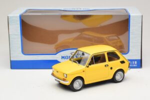 Fiat 126 Yellow MCG 1:18 MCG18667 Diecast - image 2 of 6