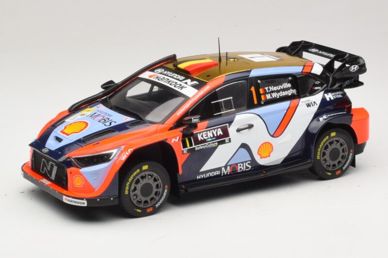 Hyundai i20 N Rally1 #1 T. Neuville / M. Wydaeghe Safari Rally Kenya 2025 IXO 1:18 Hyundai i20 N Rally1 #1 T. Neuville / M. Wydaeghe Safari Rally Kenya 2025 IXO 1:18 18RMC247B Diecast
