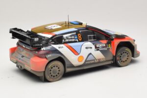 Hyundai i20 N Rally1 #8 O. Tanak / M. Jarveoja Safari Rally Kenya 2025 IXO 1:18 18RMC247A Diecast - image 2 of 6