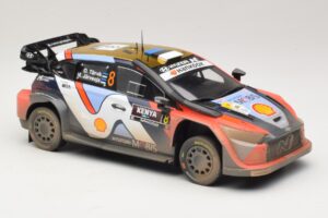 Hyundai i20 N Rally1 #8 O. Tanak / M. Jarveoja Safari Rally Kenya 2025 IXO 1:18 18RMC247A Diecast - image 4 of 6