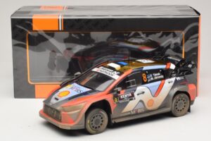 Hyundai i20 N Rally1 #8 O. Tanak / M. Jarveoja Safari Rally Kenya 2025 IXO 1:18 18RMC247A Diecast - image 6 of 6