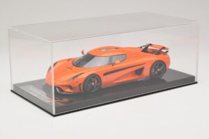 Koenigsegg Regera Orange Carbon Package FrontiArt 1:18 F071-153 Resin - image 6 of 7