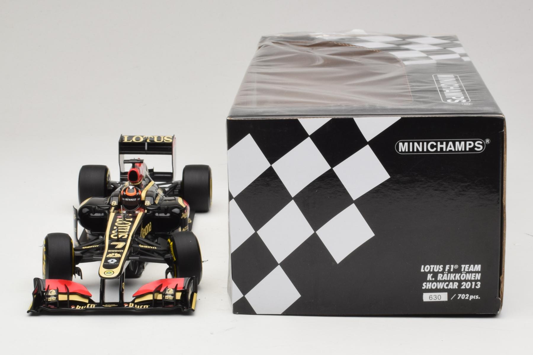 ミニチャンプ 1/18 ＃7 ロータス E21 K.ライコネン 2013 MINICHAMPS