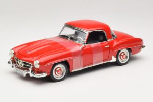 Mercedes 190 SL W121 Coupe Red ERTL 1:18 7465 Diecast