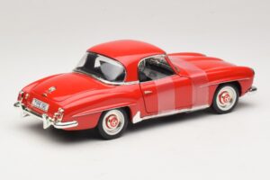 Mercedes 190 SL W121 Coupe Red ERTL 1:18 7465 Diecast - image 2 of 6