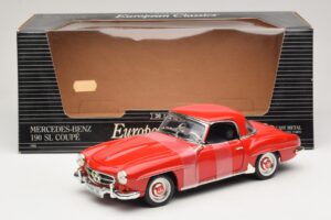 Mercedes 190 SL W121 Coupe Red ERTL 1:18 7465 Diecast - image 6 of 6