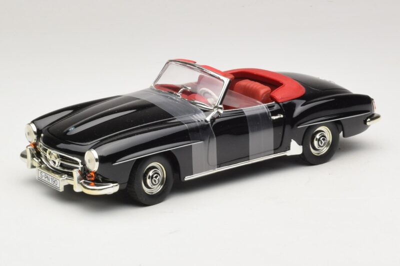 Mercedes 190 SL W121 Roadster Black ERTL 1:18 Mercedes 190 SL W121 Roadster Black ERTL 1:18 7464 Diecast