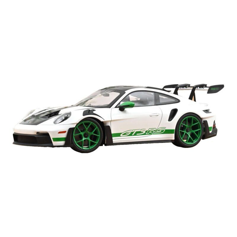 Porsche 911 992 GT3 RS Tribute to Carrera RS White Python Green Norev 1:12 Porsche 911 992 GT3 RS Tribute to Carrera RS White Python Green Norev 1:12 127535 Diecast
