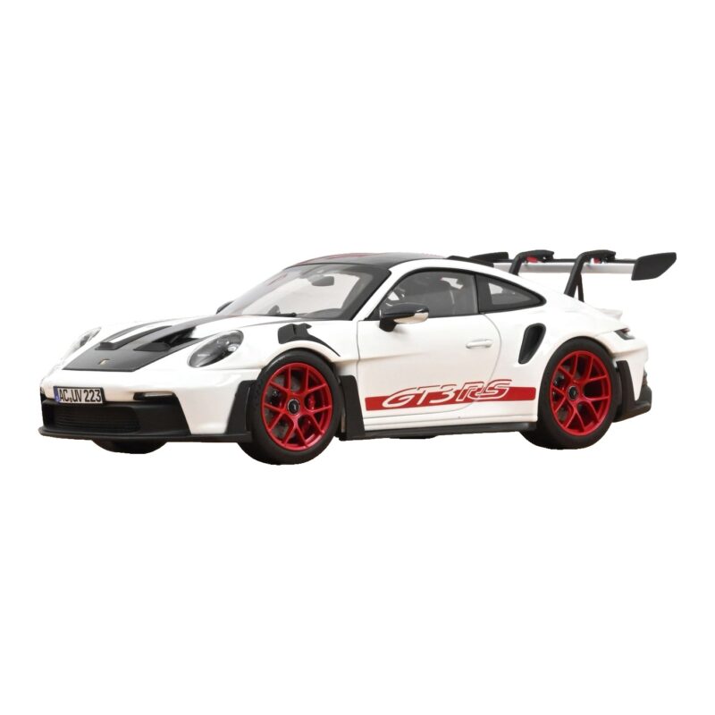Porsche 911 992 GT3 RS Weissach Package White Pyro Red Norev 1:18 Porsche 911 992 GT3 RS Weissach Package White Pyro Red Norev 1:18 187373 Diecast