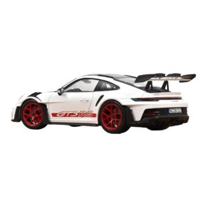 Porsche 911 992 GT3 RS Weissach Package White Pyro Red Norev 1:18 187373 Diecast - image 3 of 3