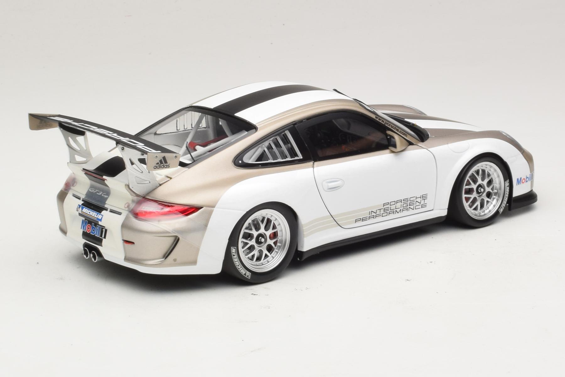 ミニカー Porsche 911 (997) GT3 CUP 1/18 Minichamps Porsche 997 GT3 Cup 1:18 White Diecast 2008