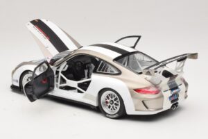 Porsche 911 997 GT3 Cup White With Stripes 2008 Minichamps 1:18 WAP0210130C Diecast - image 5 of 8
