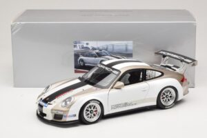 Porsche 911 997 GT3 Cup White With Stripes 2008 Minichamps 1:18 WAP0210130C Diecast - image 8 of 8