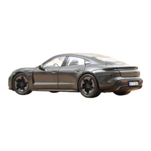 Porsche Taycan Turbo S Slate Grey Neo Norev 1:18 187654 Diecast - image 3 of 5