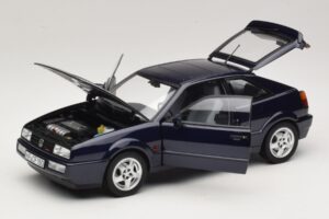 Volkswagen Corrado VR6 Aqua Blue Metallic Limited Edition Norev 1:18 188660 Diecast - image 2 of 8