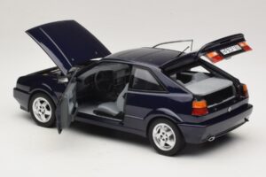 Volkswagen Corrado VR6 Aqua Blue Metallic Limited Edition Norev 1:18 188660 Diecast - image 5 of 8