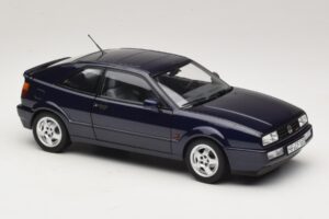 Volkswagen Corrado VR6 Aqua Blue Metallic Limited Edition Norev 1:18 188660 Diecast - image 6 of 8