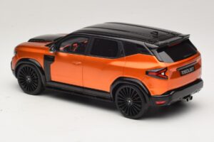 Dacia Duster Mk3 Redust Sport 4x2 Hybrid Metallic Orange Otto 1:18 OT1316 Resin - image 5 of 6