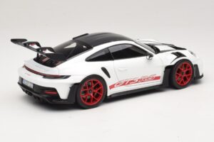 Porsche 911 992 GT3 RS Weissach Package White Pyro Red Norev 1:18 187373 Diecast - image 2 of 8