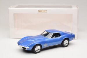 Chevrolet Corvette C3 Le Mans Blue Norev 1:18 189034 Diecast - image 6 of 6