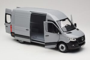 Mercedes Sprinter Grey Norev 1:18 183042 Diecast - image 5 of 8